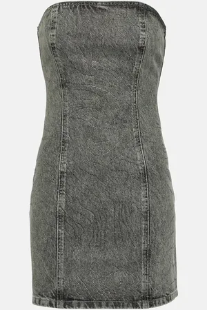 ROTATE Robe en denim à ornements