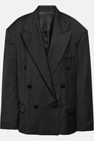 Isabel Marant Blazer Klero en laine vierge à carreaux