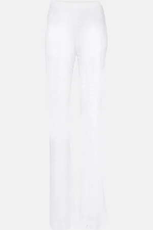 Missoni Pantalon évasé à taille haute