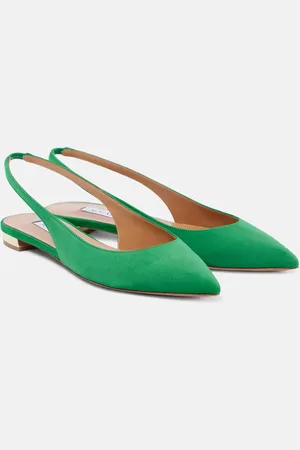 Aquazzura Ballerines Purist en daim