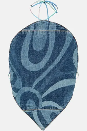 Puccini Top Marmo en jean