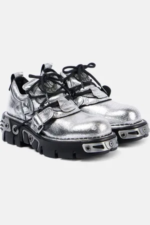Paco rabanne X New Rock – Bottes en cuir à ornements