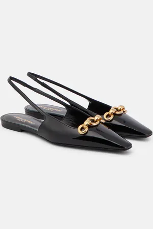 Saint Laurent Ballerines Blade en cuir