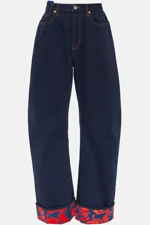 Burberry Jean ample à taille haute