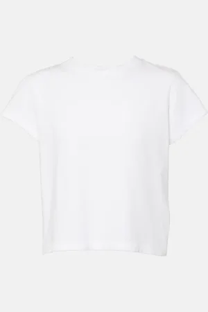 AGOLDE T-shirt raccourci Adine en coton
