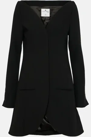 Courrèges Courrèges Manteau Ellipse en crêpe