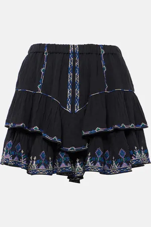Marant Etoile Short Jocadia brodé en coton