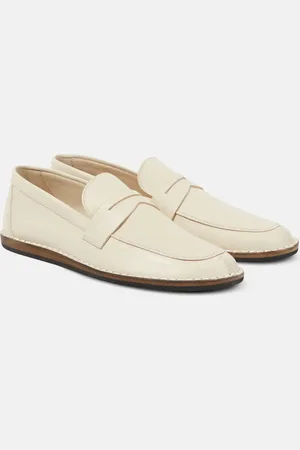 The Row Mocassins Cary en cuir