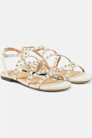 Isabel Marant Sandales Lipa en cuir à ornements