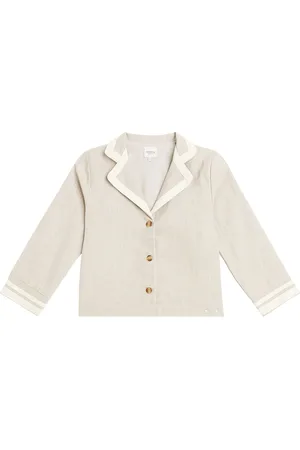 Donsje Blazer Quirijin brodé en lin