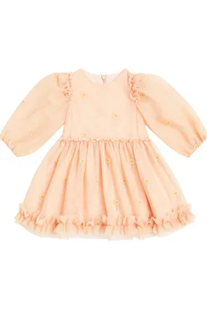 Stella McCartney Bébé – Robe brodée en tulle