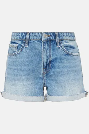 Frame Short Le Grand Garçon à taille haute en jean
