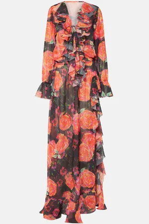 Bananhot Robe longue Bellen à fleurs