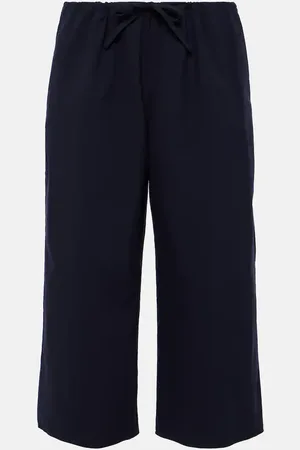 The Row Pantalon ample Jubin raccourci en coton
