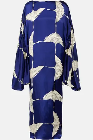 Khaite Robe longue Zelma imprimée