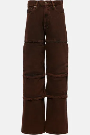 Y / PROJECT Jean ample à taille haute