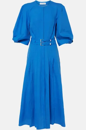 GABRIELA HEARST Robe longue Elea en lin