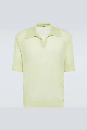 Auralee Polo en laine et soie