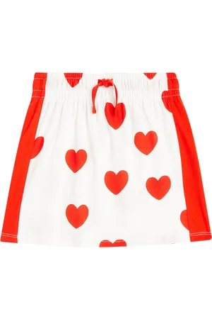 Mini Rodini Jupe Hearts en coton
