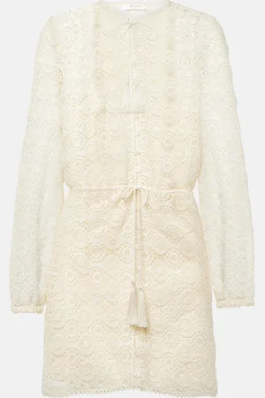 Frame Robe en dentelle de coton