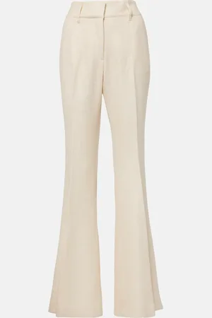 GABRIELA HEARST Pantalon évasé Rhein en soie et laine