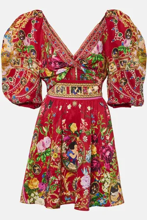 Camilla X Disney® – Robe en lin et soie