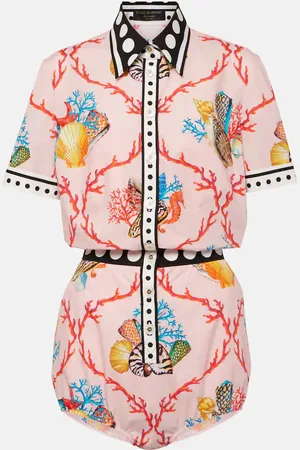 Dolce & Gabbana Combi-short Capri imprimée en coton