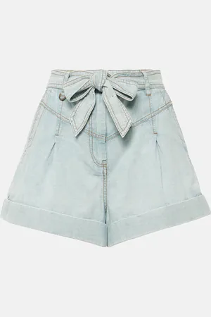 ZIMMERMANN Short à taille haute en jean