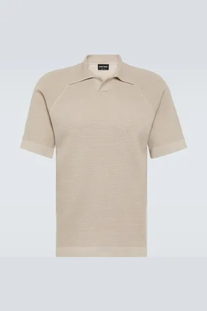 Giorgio Armani Polo en coton et cachemire