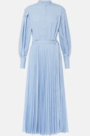 Altuzarra Robe midi Binoche en coton mélangé