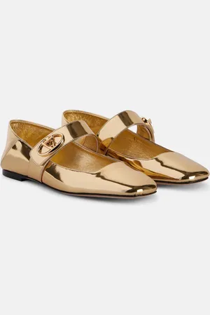 VALENTINO GARAVANI Ballerines Mary Jane VLogo Locker en cuir