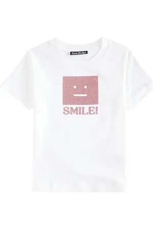 Acne Studios T-shirt Nash Face en coton