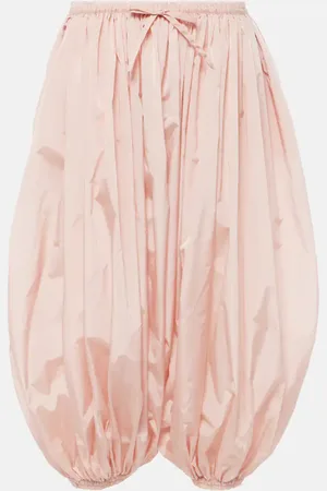 Alaïa Alaïa Pantalon ample en coton à taille basse