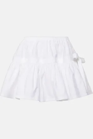 Alaïa Alaïa Mini-jupe en coton