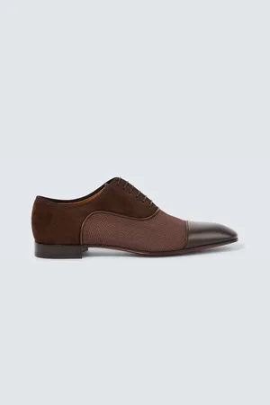 Christian Louboutin Richelieu Greggo en daim et cuir