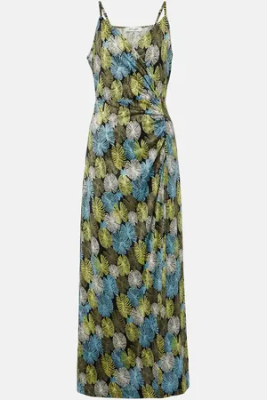 Diane von Furstenberg Robe longue Saavya imprimée