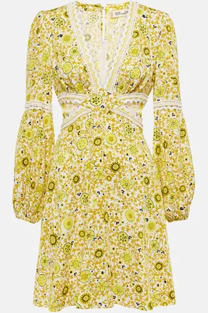 Diane von Furstenberg Robe Kimmie imprimée en sergé