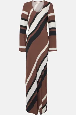 FAITHFULL THE BRAND Robe longue Da Costa rayée