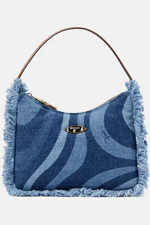 Puccini Sac Marmo en denim à franges