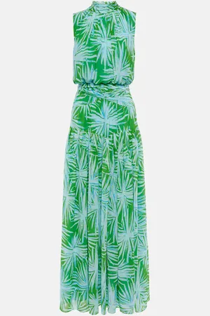 Diane von Furstenberg Robe longue Menon imprimée