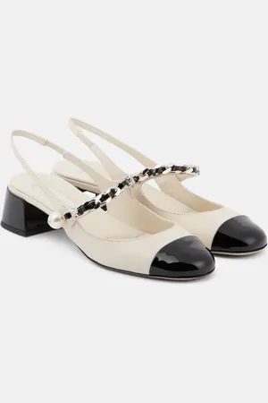 Miu Miu Escarpins en cuir à ornements