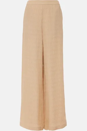 Joseph Pantalon ample Gibellina Mawn en soie mélangée