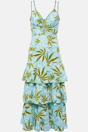 Diane von Furstenberg Robe longue Cate imprimée en coton