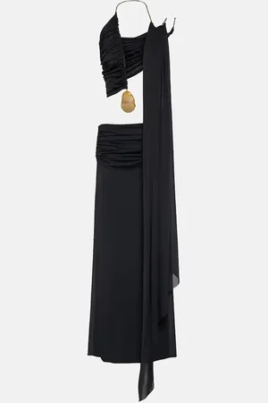 CHRISTOPHER ESBER Robe longue à ornements