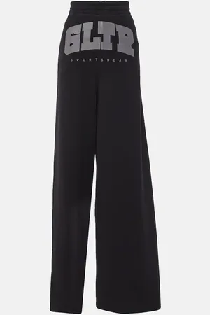 Jean Paul Gaultier Pantalon de survêtement en coton à logo