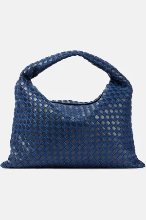 Bottega Veneta Sac Hop Large en cuir et denim