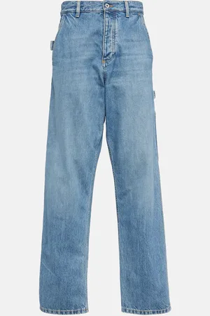 Bottega Veneta Jean cargo à taille mi-haute