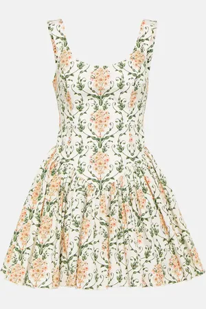 Agua by Agua Bendita Robe Pluma en coton à fleurs