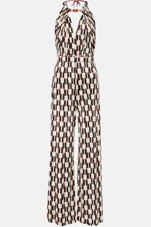 Diane von Furstenberg Combi-pantalon Tai imprimée