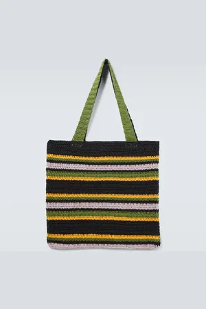 BODE Cabas Harbor Stripe en crochet de coton